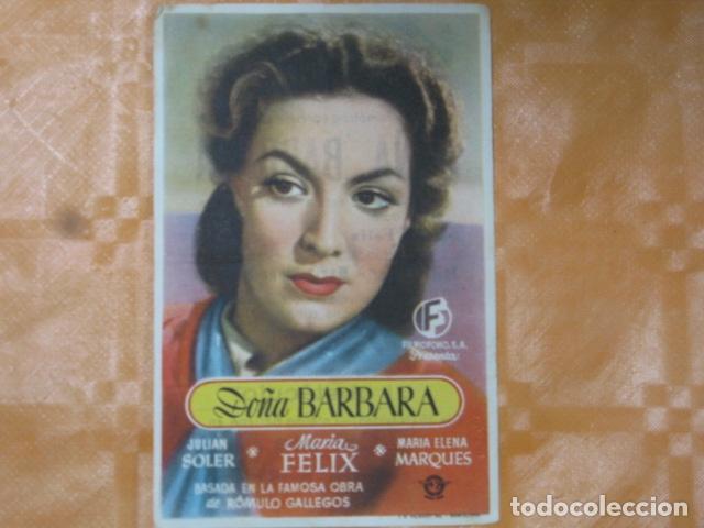 Cine: FOLLETO DE MANO DO&Ntilde;A BARBARA - Foto 1