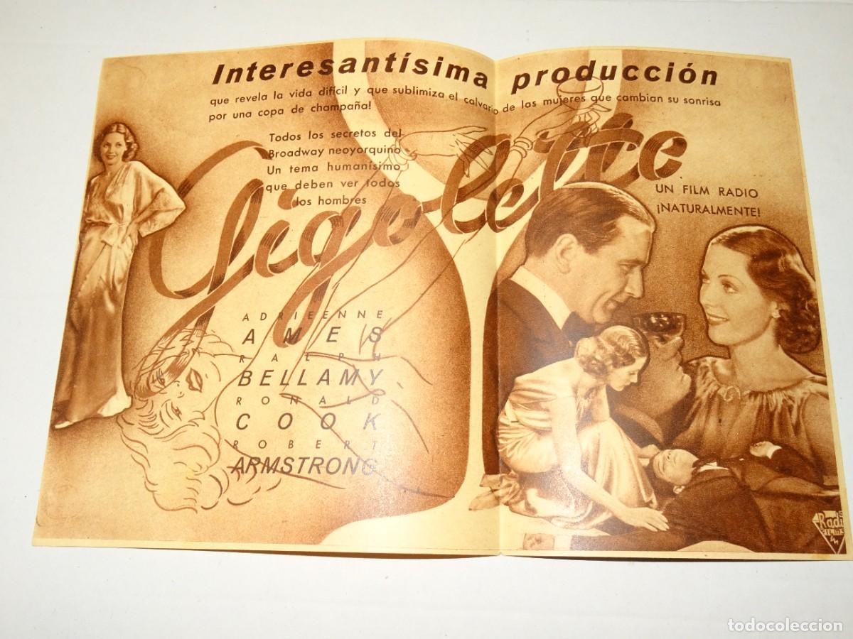 Cine: PROGRAMA DE CINE - GIGOLETTE - BUEN ESTADO - Foto 2