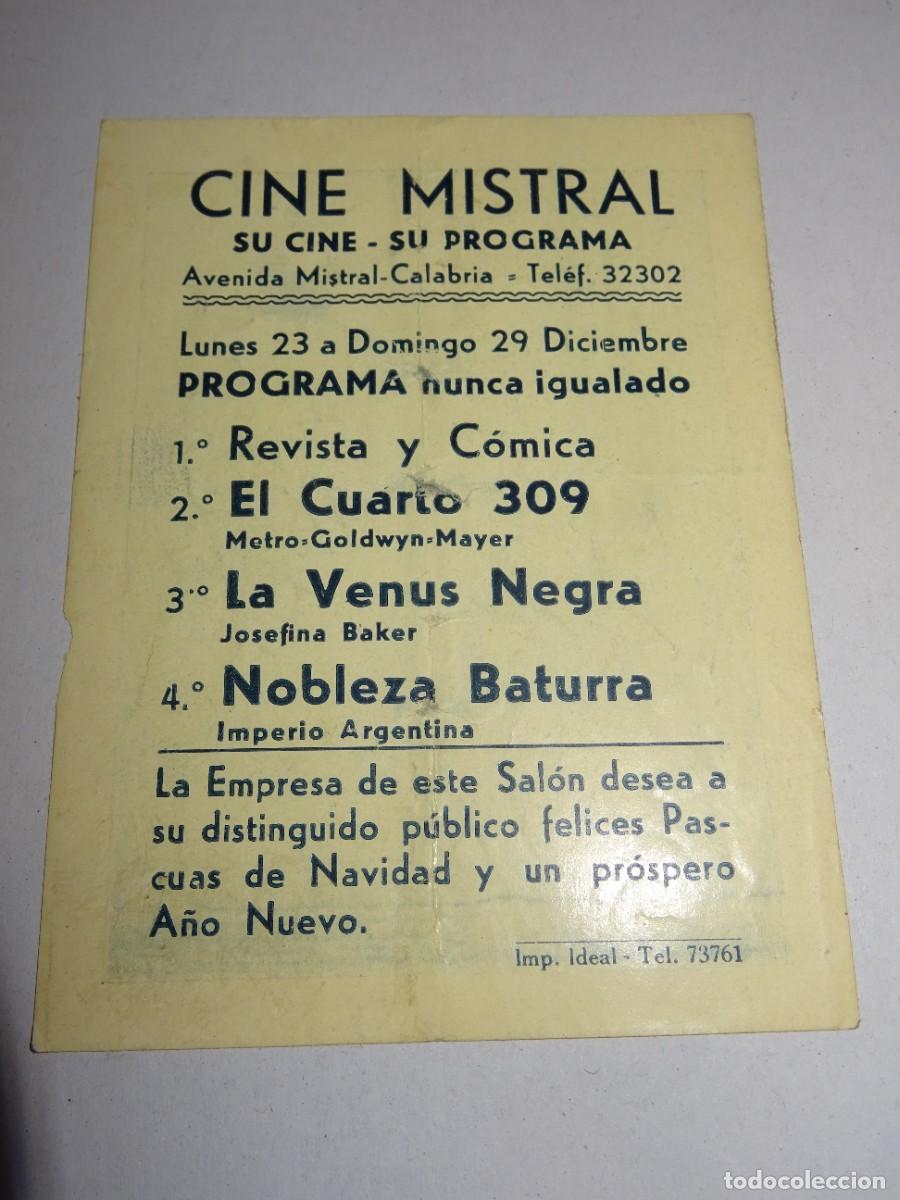Cine: PROGRAMA DE CINE - EL CUARTO 309 - LA VENUS NEGRA - SE&Ntilde;ALES DE USO - Foto 2