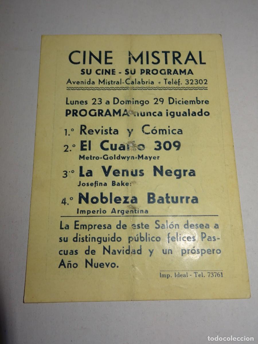 Cine: PROGRAMA DE CINE - EL CUARTO 309 - LA VENUS NEGRA - SE&Ntilde;ALES DE USO - Foto 2
