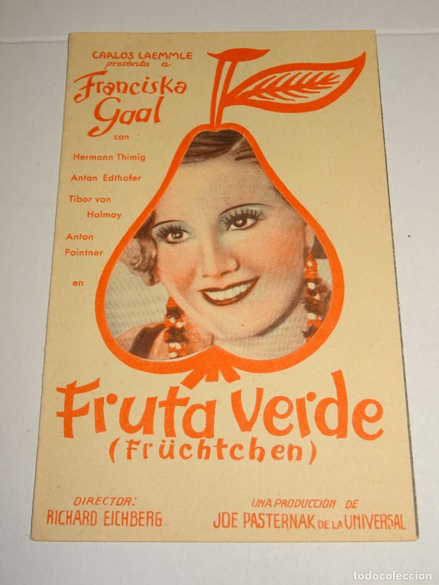 Cine: PROGRAMA DE CINE - FRUTA VERDE - BUEN ESTADO - Foto 1