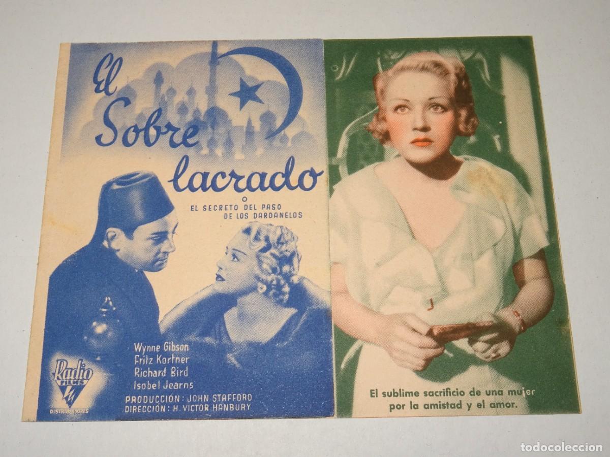 Cine: PROGRAMA DE CINE - EL SOBRE LACRADO - BUEN ESTADO - Foto 1