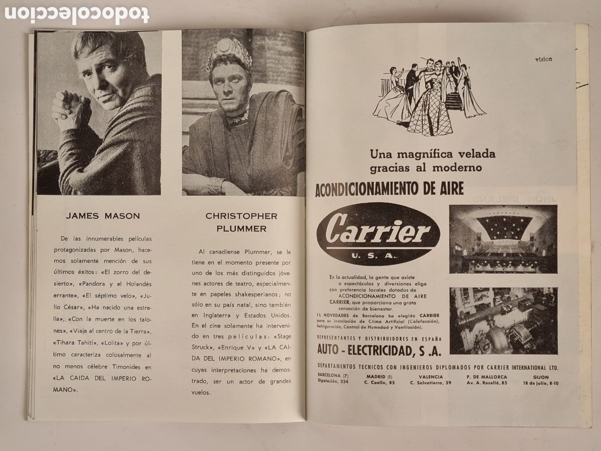 Cine: Gu&iacute;a Programa Cine Novedades La Ca&iacute;da del Imperio Romano - Sof&iacute;a Loren Stephen Boyd - Foto 16