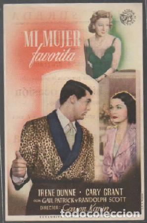 Flyers Publicitaires de Films Anciens: PROGRAMA DE CINE. MI MUJER FAVORITA PC-6893