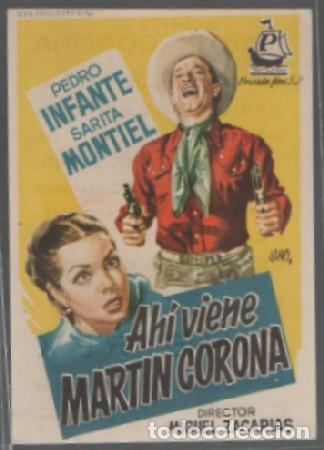 Cine: PROGRAMA DE CINE. AH&Iacute; VIENE MART&Iacute;N CORONA PC-6899 - Foto 1