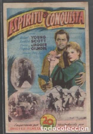 Cine: PROGRAMA DE CINE. ESP&Iacute;TITU DE CONQUISTA PC-6910 - Foto 1