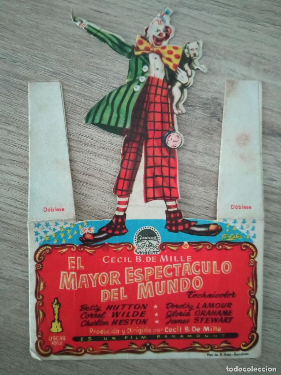 Cine: EL MAYOR ESPECTACULO DEL MUNDO, CHARLTON HESTON, GRAN CINEMA LAS ARENAS, GETXO, VIZCAYAA