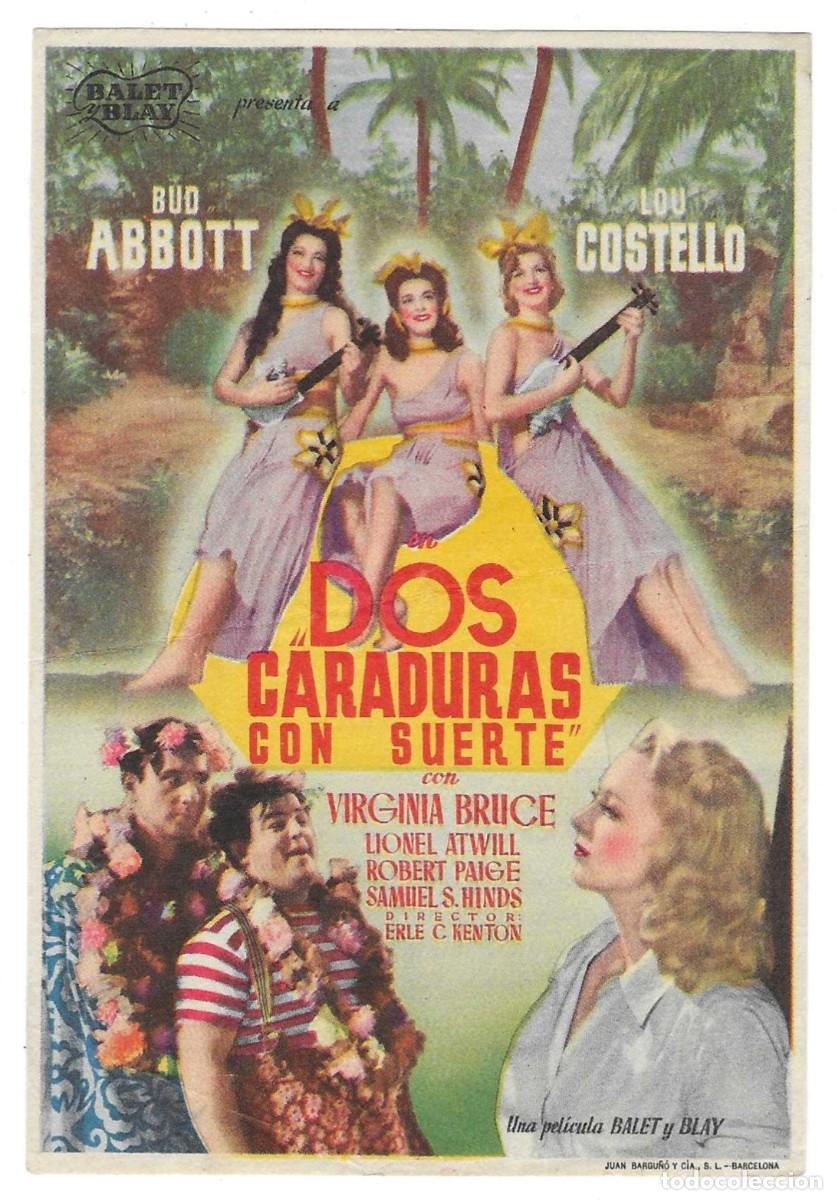 Cine: Programa Cine. Dos caraduras con suerte. 19-1502 - Foto 1