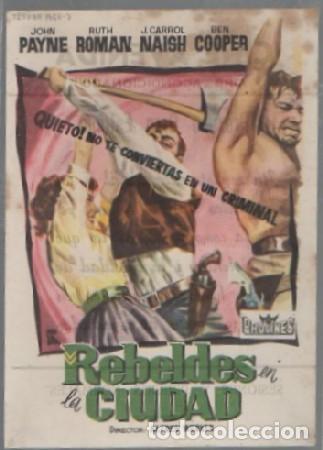 Cine: PROGRAMA DE CINE. REBELDES EN LA CIUDAD PC-6927 - Foto 1