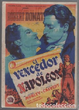 Cine: PROGRAMA DE CINE. EL VENCEDOR DE NAPOLE&Oacute;N PC-6941 - Foto 1