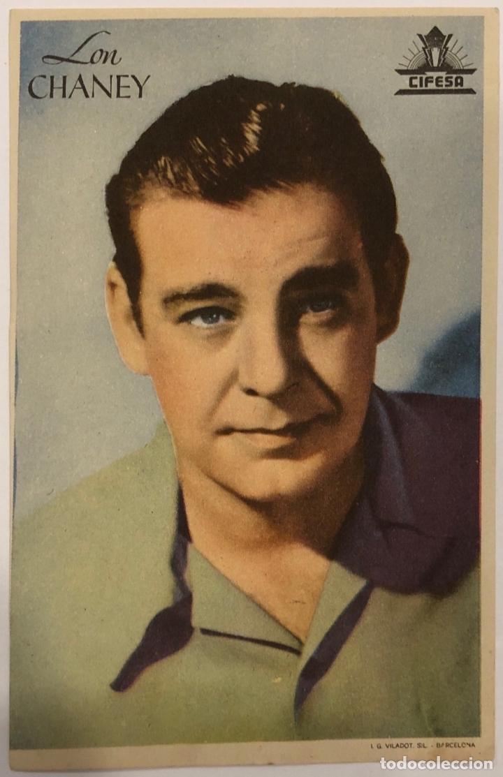 Cine: PROGRAMA DE CINE. LON CHANEY. CIFESA. CON PUBLICIDAD - Foto 1