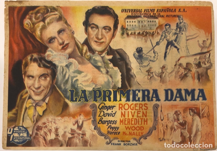 Cine: PROGRAMA DE CINE. LA PRIMERA DAMA. CON PUBLICIDAD - Foto 1