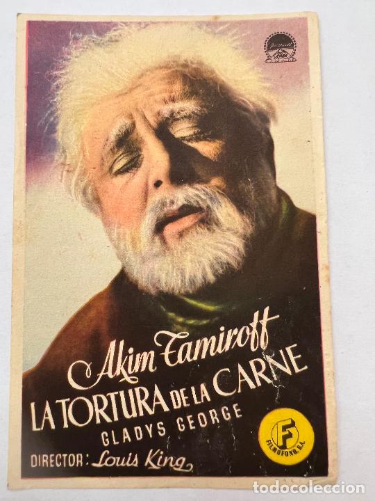 Cine: PROGRAMA DE CINE. LA TORTURA DE LA CARNE. SIN PUBLICIDAD. - Foto 1