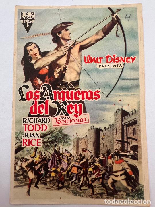 Cine: PROGRAMA DE CINE. LOS ARQUEROS DEL REY. SIN PUBLICIDAD. - Foto 1