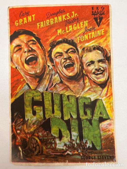 Cine: PROGRAMA DE CINE. GUNGA DIN. CON PUBLICIDAD. - Foto 1