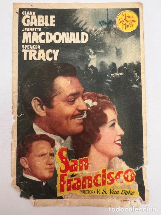 Cine: PROGRAMA DE CINE. SAN FRANCISCO. CON PUBLICIDAD. - Foto 1