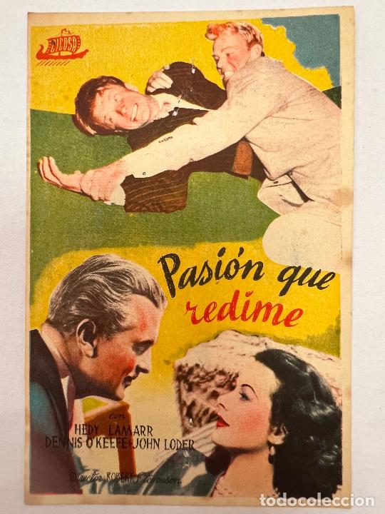 Cine: PROGRAMA DE CINE. PASI&Oacute;N QUE REDIME. CON PUBLICIDAD. - Foto 1