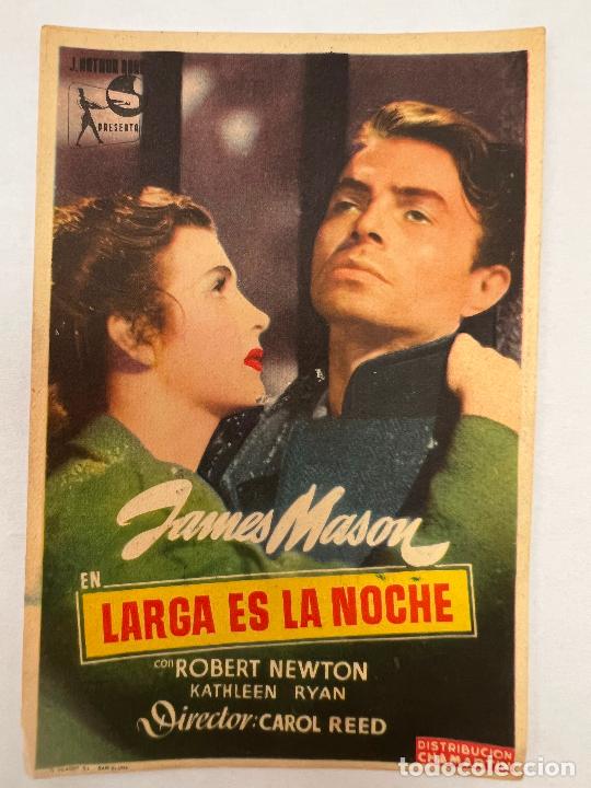 Cine: PROGRAMA DE CINE. LARGA ES LA NOCHE. CON PUBLICIDAD. - Foto 1