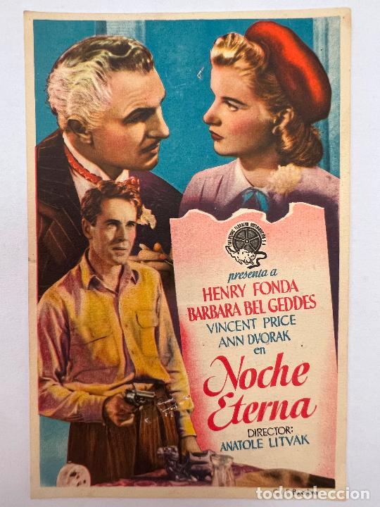Cine: PROGRAMA DE CINE. NOCHE ETERNA. CON PUBLICIDAD. - Foto 1