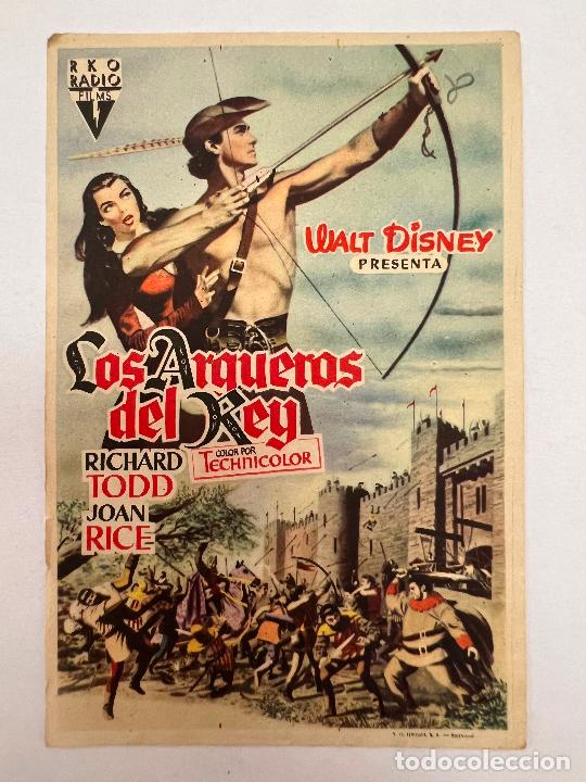 Cine: PROGRAMA DE CINE. LOS ARQUEROS DEL REY. SIN PUBLICIDAD. - Foto 1