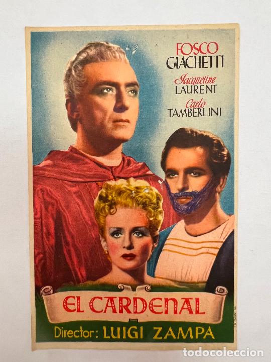 Cine: PROGRAMA DE CINE. EL CARDENAL. CON PUBLICIDAD. - Foto 1