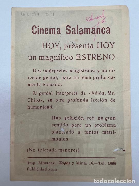 Cine: PROGRAMA DE CINE. SEPARACION PELIGROSA. CON PUBLICIDAD. - Foto 2
