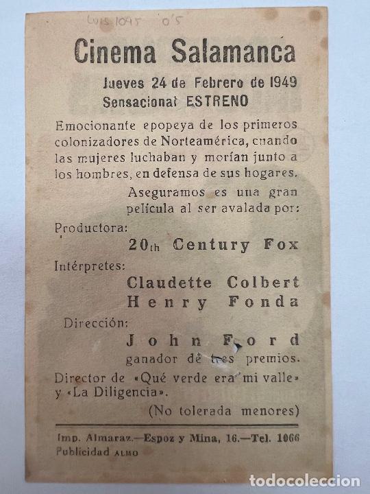 Cine: PROGRAMA DE CINE. CORAZONES INDOMABLES. CON PUBLICIDAD. - Foto 2
