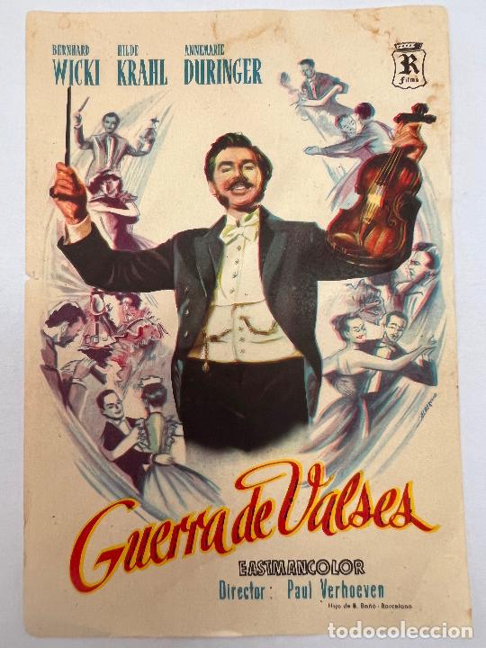 Cine: PROGRAMA DE CINE. GUERRA DE VALSES. SIN PUBLICIDAD. - Foto 1