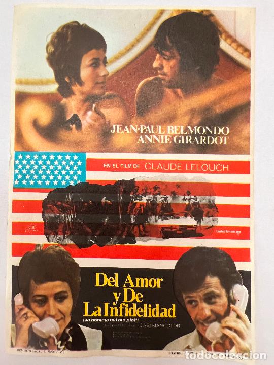 Cine: PROGRAMA DE CINE. DEL AMOR Y DE LA INFIDELIDAD. SIN PUBLICIDAD. - Foto 1