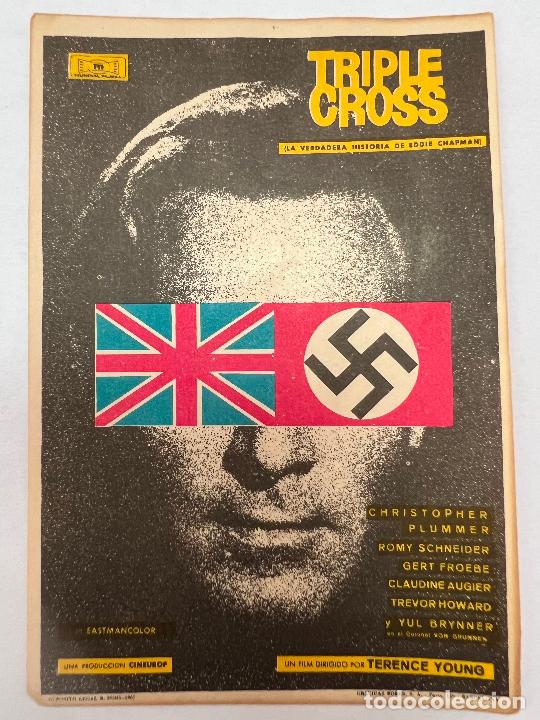 Cine: PROGRAMA DE CINE. TRIPLE CROSS. SIN PUBLICIDAD. - Foto 1