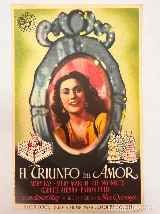 Cine: PROGRAMA DE CINE. EL TRIUNFO DEL AMOR. SIN PUBLICIDAD. - Foto 1