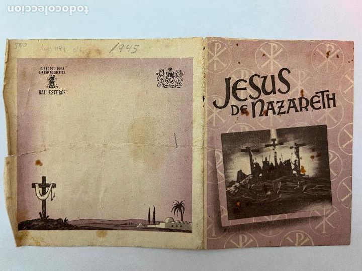 Flyers Publicitaires de Films Anciens: PROGRAMA DE CINE. JESUS DE NAZARETH. SIN PUBLICIDAD.