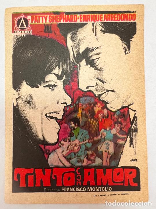Cine: PROGRAMA DE CINE. TINTO CON AMOR. SIN PUBLICIDAD. - Foto 1