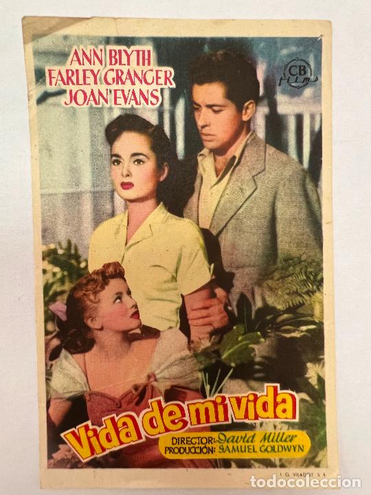 Cine: PROGRAMA DE CINE. VIDA DE MI VIDA. CINES NACIONAL Y MUNDIAL. - Foto 1