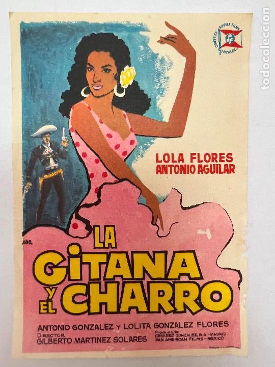 Cine: PROGRAMA DE CINE. LA GITANA Y EL CHARRO. SIN PUBLICIDAD. - Foto 1