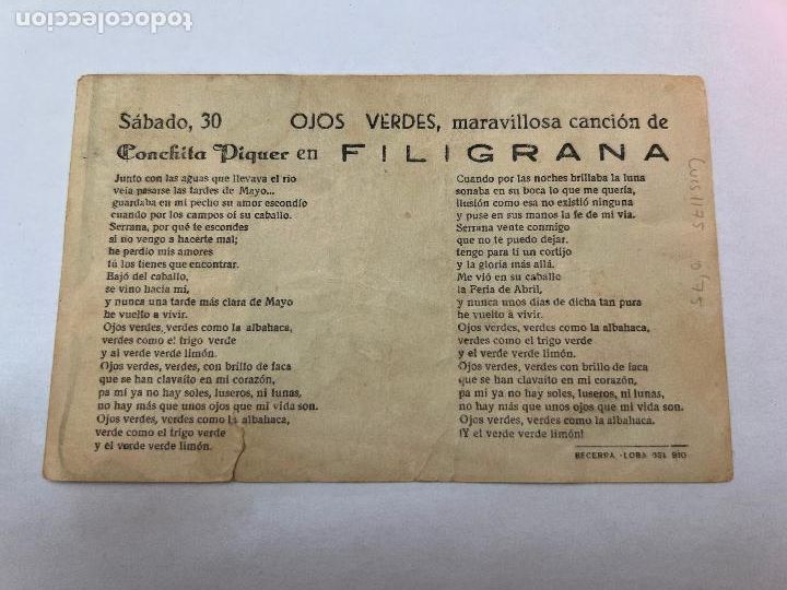 Cine: PROGRAMA DE CINE. LOS DIAMANTES DEL HALCON. CON PUBLICIDAD. - Foto 2