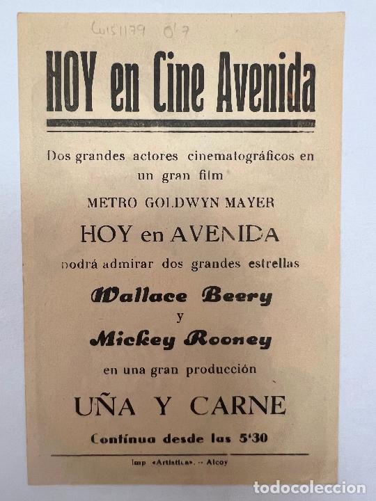 Cine: PROGRAMA DE CINE. U&Ntilde;A Y CANE. CON PUBLICIDAD. - Foto 2