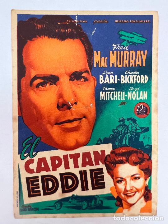 Cine: PROGRAMA DE CINE. EL CAPITAN EDDIE. CON PUBLICIDAD. - Foto 1