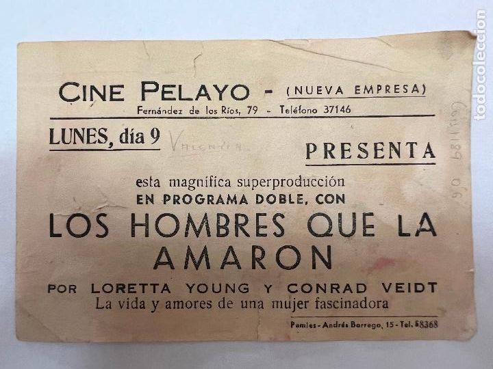 Cine: PROGRAMA DE CINE. ESPIAS EN ACCION. CON PUBLICIDAD. - Foto 2