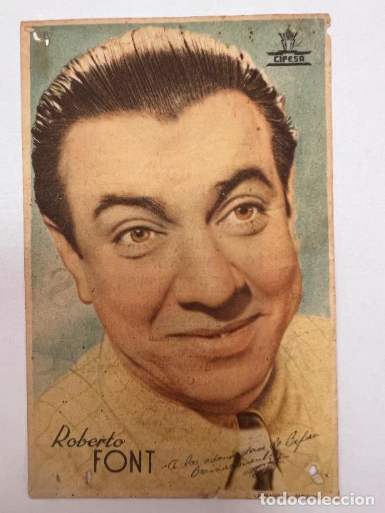 Cine: PROGRAMA DE CINE. ROBERTO FONT. CIFESA. CON PUBLICIDAD. - Foto 1