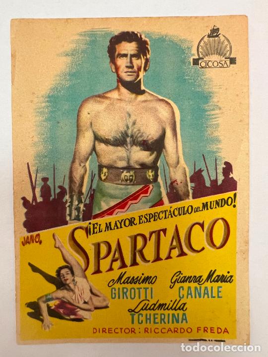 Cine: PROGRAMA DE CINE. SPARTACO. SIN PUBLICIDAD. - Foto 1