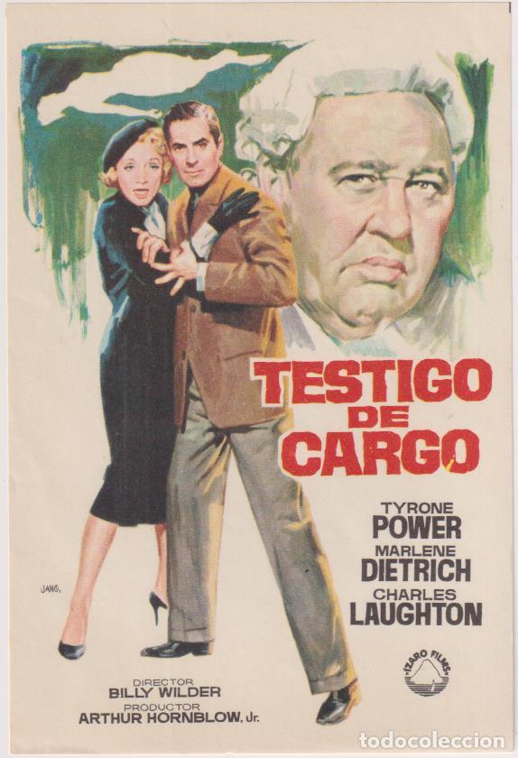 Cine: Testigo de Cargo. Sencillo de &Iacute;zaro Films - Foto 1
