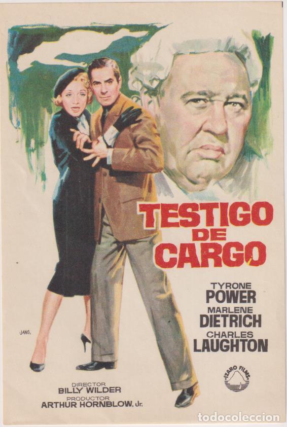 Cine: Testigo de Cargo. Sencillo de &Iacute;zaro Films - Foto 1