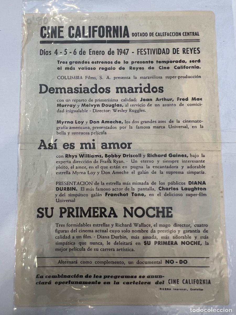 Cine: PROGRAMA DE CINE. ASI ES MI AMOR. CON PUBLICIDAD. - Foto 2
