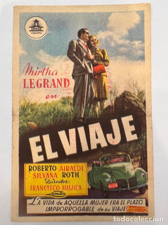 Cinema: PROGRAMA DE CINE. EL VIAJE. SIN PUBLICIDAD.