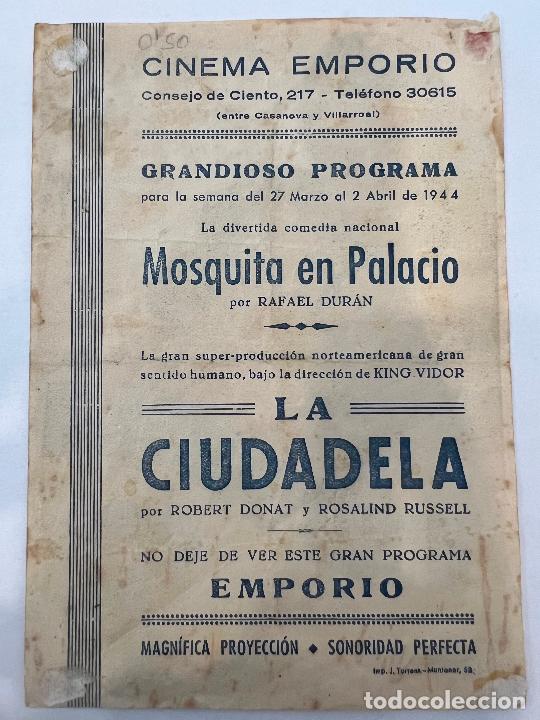 Cine: PROGRAMA DE CINE. LA CIUDADELA. CON PUBLICIDAD. - Foto 2