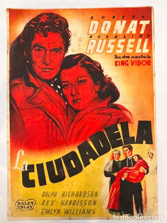 Cine: PROGRAMA DE CINE. LA CIUDADELA. CON PUBLICIDAD. - Foto 1