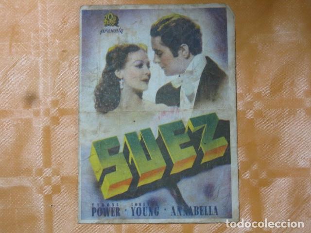 Cine: FOLLETO DE MANO SUEZ - Foto 1