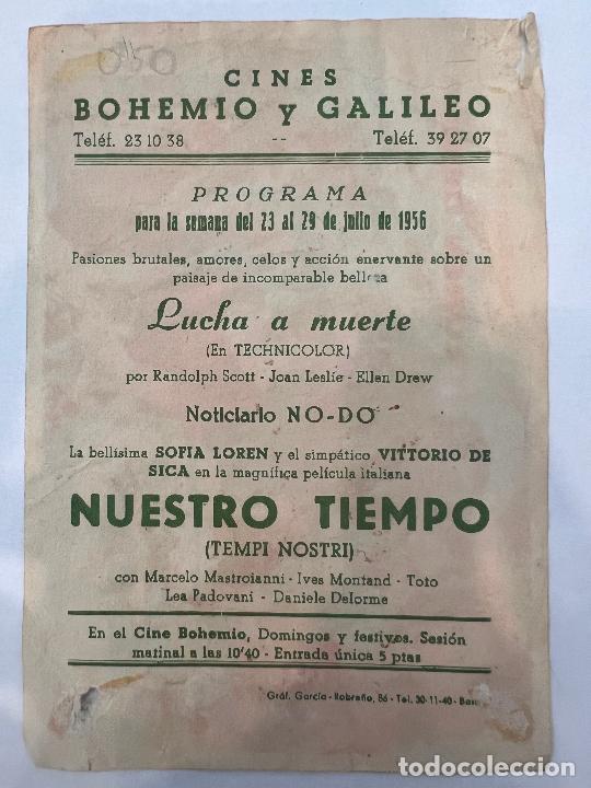 Cine: PROGRAMA DE CINE. NUESTRO TIEMPO. CON PUBLICIDAD. - Foto 2