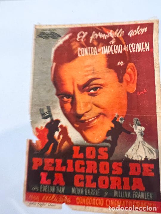 Cine: PROGRAMA DE CINE. LOS PELIGROS DE LA GLORIA. CON PUBLICIDAD. - Foto 1